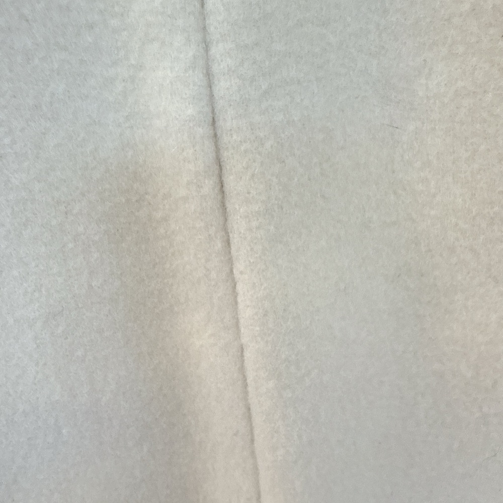 Vintage J. Crew Cream Wool & Cashmere Single Breasted Longline Tailored Overcoat - Picture 7 of 8